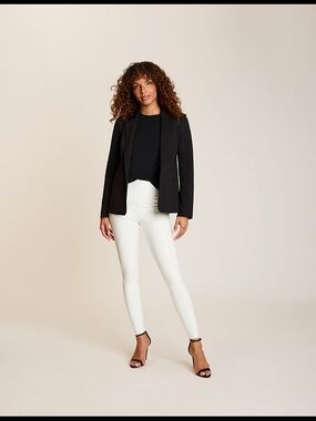 Commando Patent Leather White Pants